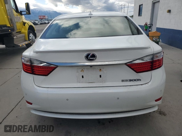 2014 Lexus ES 300h with VIN JTHBW1GG4E2042553, listed as a Copart auction lot 55691465 with 65,045 mi miles and Salvage title. Bid and sale history available at DreamBid. Image 6.