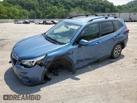 2019 Subaru Forester Premium with VIN JF2SKAEC5KH570707, listed as a Copart auction lot 64124625 with 89,358 mi miles and Salvage title. Bid and sale history available at DreamBid. Image 1.