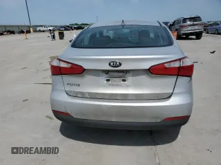 2016 Kia Forte LX with VIN KNAFK4A64G5493352, listed as a Copart auction lot 52154635 with 163,285 mi miles and Salvage Title. Bid and sale history available at carsss.com. Image 6.