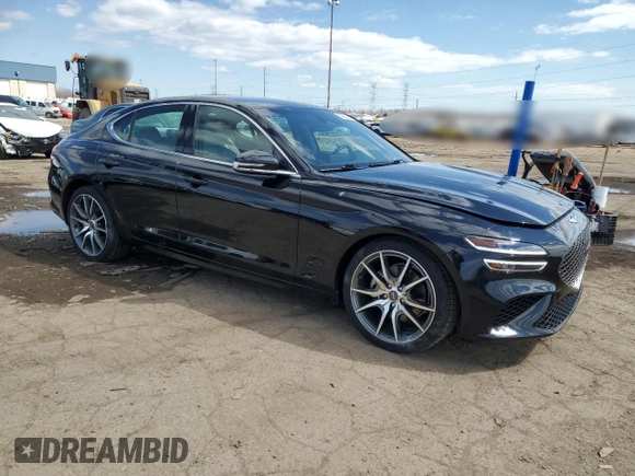 2023 Genesis G70 2.0T z VIN KMTG34TA4PU121426, wystawiony jako Copart lot #52968245 z przebiegiem 27 888 mil mil oraz Tytuł czysty. Historia ofert i sprzedaży dostępna na DreamBid. Obrazek 4.