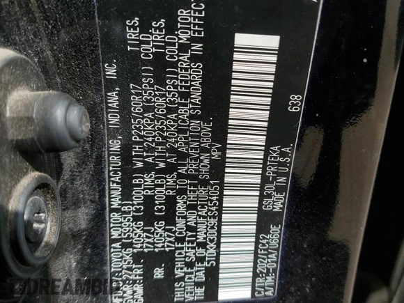2014 Toyota Sienna LE AAS with VIN 5TDKK3DC9ES454051, listed as a Copart auction lot 49476865 with 185,813 mi miles and Clean Title. Bid and sale history available at DreamBid. Image 13.