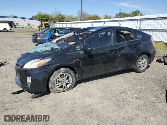 2011 Toyota Prius I with VIN JTDKN3DU8B5312064, listed as a Copart auction lot 51802775 with 156,978 mi miles and Salvage Title. Bid and sale history available at carsss.com. Image 1.