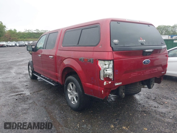 2018 Ford F-150 XL z VIN 1FTEW1EP4JFA70891, wystawiony jako IAAI lot #42219490 z przebiegiem 106 736 mil mil oraz . Historia ofert i sprzedaży dostępna na DreamBid. Obrazek 3.
