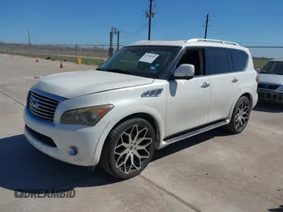2011 Infiniti QX56 8-passenger z VIN JN8AZ2ND0B9700427, wystawiony jako IAAI lot #41787918 z przebiegiem 163 798 mil mil oraz . Historia ofert i sprzedaży dostępna na DreamBid. Obrazek 2.
