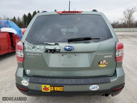 2015 Subaru Forester 2.5i Premium with VIN JF2SJADC4FH459107, listed as a Copart auction lot 53522225 with 34,277 mi miles and Salvage Title. Bid and sale history available at carsss.com. Image 6.