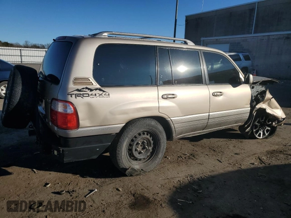 2000 Lexus LX 470 with VIN JT6HT00W2Y0120562, listed as a Copart auction lot 46861685 with 245,525 mi miles and Salvage Title. Bid and sale history available at DreamBid. Image 3.