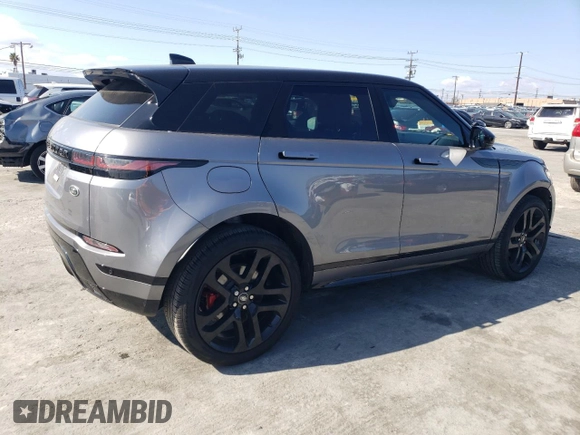 2023 Land Rover Range Rover Evoque Dynamic SE with VIN SALZL2FXXPH200712, listed as a Copart auction lot 44524795 with 20,502 mi miles and Salvage Title. Bid and sale history available at carsss.com. Image 3.