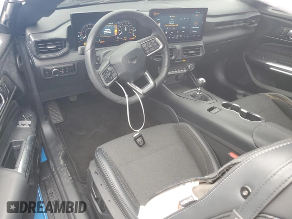 2024 Ford Mustang GT with VIN 1FA6P8CF7R5435012, listed as a Copart auction lot 49123195 with 3,207 mi miles and Salvage title. Bid and sale history available at DreamBid. Image 8.