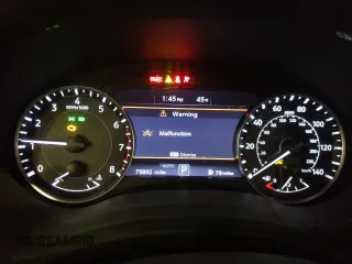 2022 Nissan Armada SV with VIN JN8AY2AD3N9675519, listed as a Copart auction lot 88018885 with 75,802 mi miles and Salvage Title. Bid and sale history available at carsss.com. Image 9.