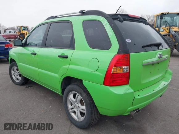 2008 Kia Sportage LX with VIN KNDJE723287471835, listed as a IAAI auction lot 41268401 with 200,404 mi miles and . Bid and sale history available at DreamBid. Image 3.