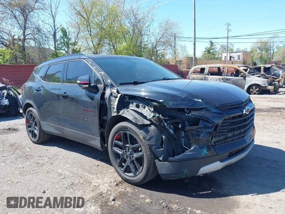 2021 Chevrolet Blazer LT with VIN 3GNKBHRS8MS509815, listed as a IAAI auction lot 42198300 with 71,282 mi miles and . Bid and sale history available at DreamBid. Image 1.