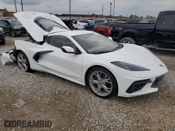 2020 Chevrolet Corvette 3LT with VIN 1G1Y82D49L5000566, listed as a Copart auction lot 73164814 with 5,883 mi miles and Salvage Title. Bid and sale history available at carsss.com. Image 4.