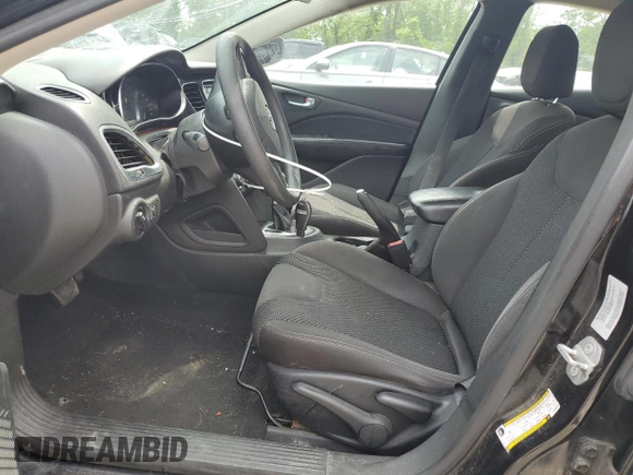 2015 Dodge Dart SXT with VIN 1C3CDFBBXFD309354, listed as a Copart auction lot 57439585 with 139,064 mi miles and Salvage title. Bid and sale history available at DreamBid. Image 7.
