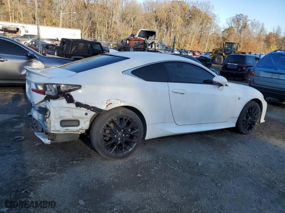 2015 Lexus RC 350 with VIN JTHSE5BC6F5004921, listed as a Copart auction lot 78832384 with 86,289 mi miles and Salvage Title. Bid and sale history available at carsss.com. Image 3.