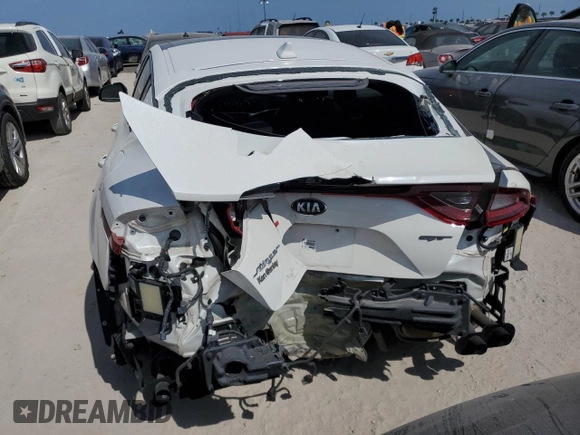 2019 Kia Stinger GT1 with VIN KNAE45LC2K6062123, listed as a Copart auction lot 76540484 with Not Provided miles and Non Repairable. Bid and sale history available at DreamBid. Image 6.