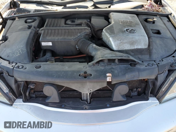 2008 Lexus RX 400h with VIN JTJHW31U682856775, listed as a Copart auction lot 48847335 with 313,385 mi miles and Salvage Title. Bid and sale history available at DreamBid. Image 12.