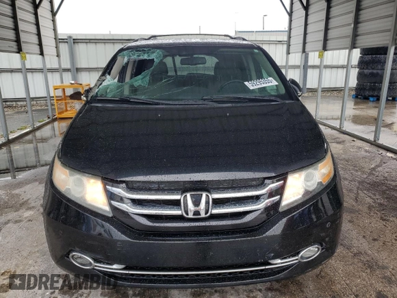 2015 Honda Odyssey Touring Elite с VIN 5FNRL5H91FB107793, выставлен на аукционе Copart как лот 59295355 с пробегом 91 910 миль миль и Списание • Salvage title. История ставок и продаж доступна на DreamBid. Изображение 5.
