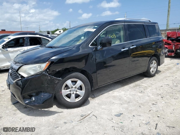 2016 Nissan Quest SV with VIN JN8AE2KP7G9156185, listed as a Copart auction lot 65532073 with 61,603 mi miles. Bid and sale history available at carsss.com. Image 1.
