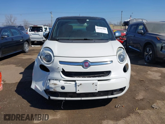 2014 FIAT 500L Lounge z VIN ZFBCFACHXEZ028896, wystawiony jako IAAI lot #41751360 z przebiegiem 157 966 mil mil oraz . Historia ofert i sprzedaży dostępna na DreamBid. Obrazek 6.