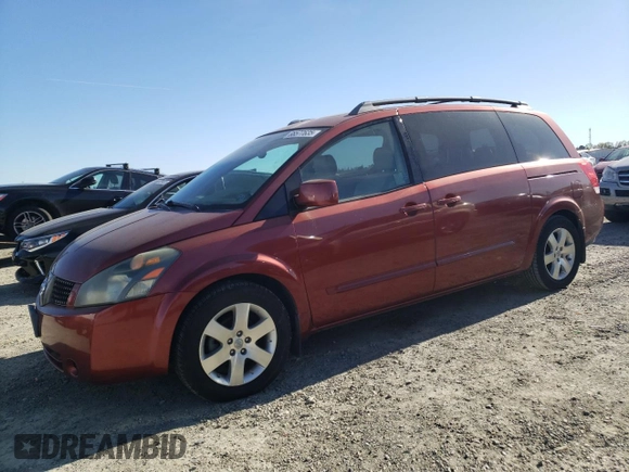 2004 Nissan Quest S z VIN 5N1BV28U94N343133, wystawiony jako Copart lot #88577635 z przebiegiem 96 158 mil mil oraz Czysty tytuł • Clean title. Historia ofert i sprzedaży dostępna na DreamBid. Obrazek 1.