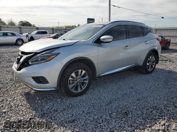 2018 Nissan Murano SV with VIN 5N1AZ2MG0JN197006, listed as a Copart auction lot 49572025 with 87,903 mi miles and Salvage Title. Bid and sale history available at DreamBid. Image 1.