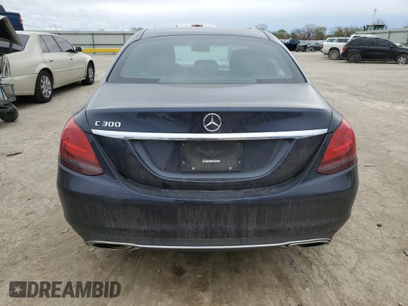 2020 Mercedes-Benz C 300 with VIN WDDWF8DB1LR539915, listed as a Copart auction lot 51808385 with 81,632 mi miles and Salvage title. Bid and sale history available at DreamBid. Image 6.