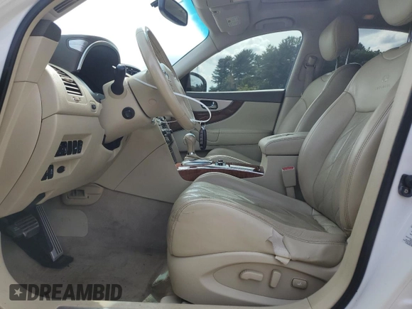 2012 Infiniti FX with VIN JN8AS1MW3CM155176, listed as a Copart auction lot 58963955 with 163,467 mi miles and Clean title. Bid and sale history available at DreamBid. Image 7.