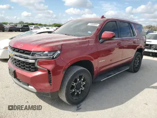 2021 Chevrolet Tahoe LS with VIN 1GNSCMKD7MR237939, listed as a Copart auction lot 71068894 with Not provided miles and Salvage title. Bid and sale history available at DreamBid. Image 1.