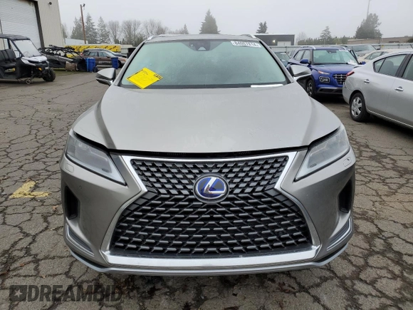 2021 Lexus RX with VIN 2T2HGMDA9MC057149, listed as a Copart auction lot 84007814 with 42,025 mi miles and Salvage Title. Bid and sale history available at carsss.com. Image 5.