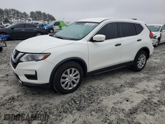 2017 Nissan Rogue SV with VIN KNMAT2MT6HP545408, listed as a Copart auction lot 43264485 with 115,208 mi miles and Salvage Title. Bid and sale history available at carsss.com. Image 1.