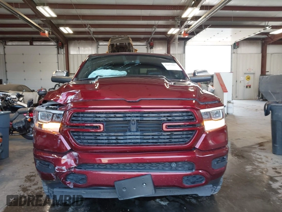 2019 Ram 1500 Laramie with VIN 1C6SRFJT8KN696341, listed as a IAAI auction lot 42473209 with 55,480 mi miles and . Bid and sale history available at DreamBid. Image 13.