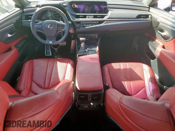 2019 Lexus ES with VIN 58ABZ1B18KU011919, listed as a Copart auction lot 49917705 with 46,015 mi miles and Salvage Title. Bid and sale history available at carsss.com. Image 8.