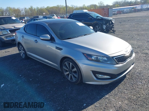 2012 Kia Optima SX with VIN 5XXGR4A68CG025312, listed as a IAAI auction lot 42059942 with 229,150 mi miles and . Bid and sale history available at carsss.com. Image 1.