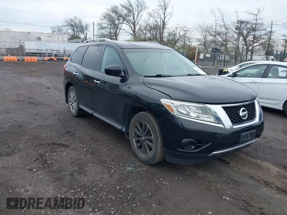2013 Nissan Pathfinder SV with VIN 5N1AR2MM1DC674970, listed as a IAAI auction lot 42048731 with 97,520 mi miles. Bid and sale history available at carsss.com. Image 1.