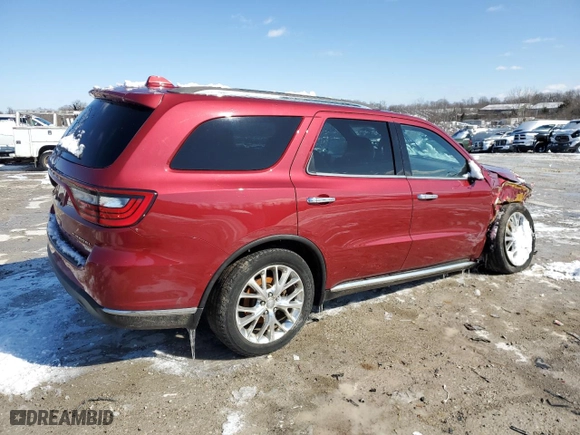 2014 Dodge Durango Citadel with VIN 1C4RDJEG2EC428374, listed as a Copart auction lot 45533555 with 194,848 mi miles and Non Repairable. Bid and sale history available at carsss.com. Image 3.