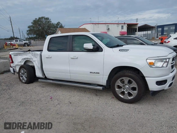 2020 Ram 1500 Big Horn with VIN 1C6RREMT2LN272790, listed as a IAAI auction lot 41340387 with 82,424 mi miles. Bid and sale history available at carsss.com. Image 13.