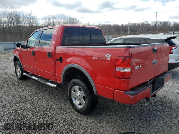 2005 Ford F-150 XLT z VIN 1FTPW14575KE53410, wystawiony jako Copart lot #48061225 z przebiegiem 126 503 mil mil oraz Szkoda całkowita • Salvage title. Historia ofert i sprzedaży dostępna na DreamBid. Obrazek 2.
