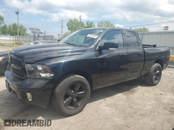 2018 Ram 1500 Big Horn z VIN 1C6RR7GG7JS308174, wystawiony jako Copart lot #56620395 z przebiegiem 81 971 mil mil oraz Czysty tytuł • Clean title. Historia ofert i sprzedaży dostępna na DreamBid. Obrazek 1.