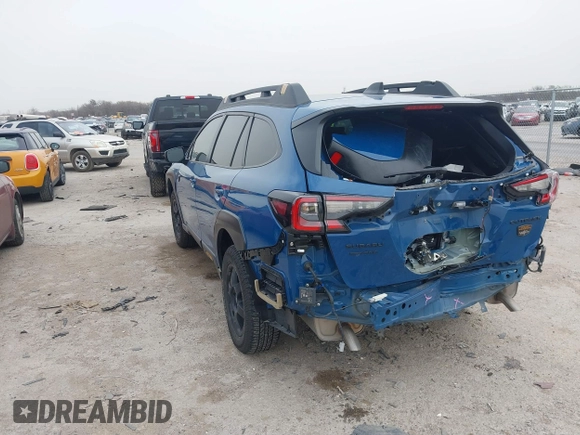 2023 Subaru Outback Wilderness with VIN 4S4BTGUD6P3174990, listed as a IAAI auction lot 41726816 with 15,317 mi miles and . Bid and sale history available at DreamBid. Image 3.
