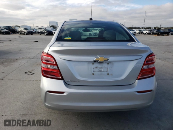 2018 Chevrolet Sonic LS with VIN 1G1JB5SH1J4133593, listed as a Copart auction lot 87556125 with 26,459 mi miles and Salvage title. Bid and sale history available at DreamBid. Image 6.