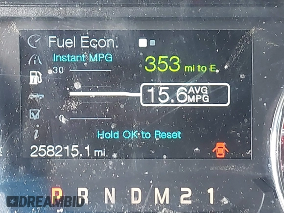 2014 Ford F-150 XL with VIN 1FTFW1EF6EFA28269, listed as a IAAI auction lot 42537054 with 258,215 mi miles and . Bid and sale history available at DreamBid. Image 15.