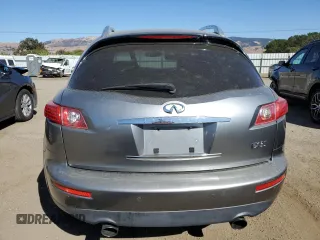 2004 Infiniti FX with VIN JNRAS08W54X224675, listed as a Copart auction lot 76744714 with 224,761 mi miles and Clean Title. Bid and sale history available at DreamBid. Image 6.