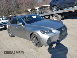 2017 Lexus IS with VIN JTHCM1D21H5023173, listed as a IAAI auction lot 41824224 with 138,629 mi miles. Bid and sale history available at carsss.com. Image 1.