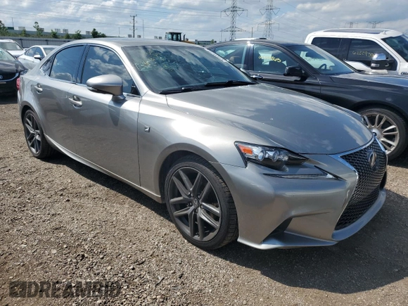 2015 Lexus IS 250 with VIN JTHCF1D26F5017439, listed as a Copart auction lot 62004435 with 99,127 mi miles and Salvage title. Bid and sale history available at DreamBid. Image 4.