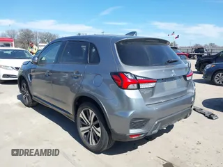 2020 Mitsubishi Outlander Sport SE 2.0 with VIN JA4AP4AU6LU028417, listed as a IAAI auction lot 41670593 with 91,382 mi miles. Bid and sale history available at carsss.com. Image 3.