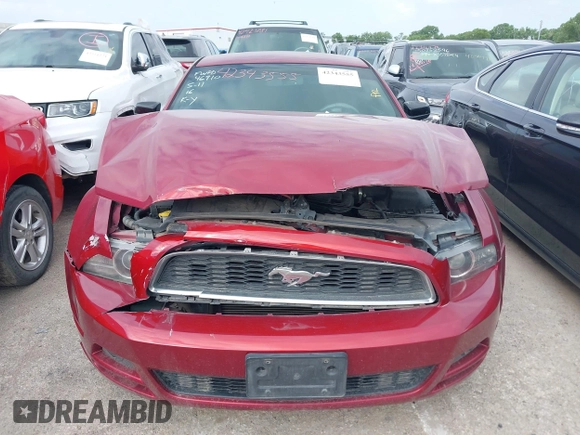 2014 Ford Mustang V6 with VIN 1ZVBP8AM7E5299126, listed as a IAAI auction lot 42343555 with 115,331 mi miles and . Bid and sale history available at DreamBid. Image 6.
