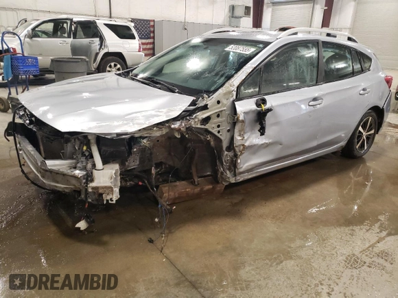 2020 Subaru Impreza Premium with VIN 4S3GTAV66L3727283, listed as a Copart auction lot 52087555 with Not provided miles and Salvage title. Bid and sale history available at DreamBid. Image 1.