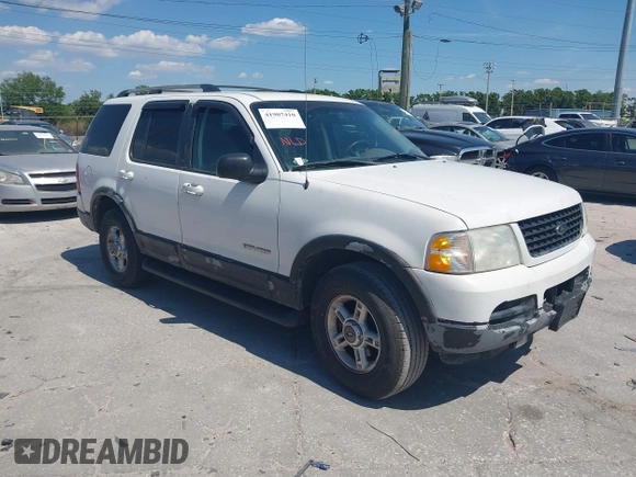 2002 Ford Explorer XLT with VIN 1FMZU63E12UB04302, listed as a IAAI auction lot 41907410 with 130,591 mi miles and . Bid and sale history available at DreamBid. Image 1.