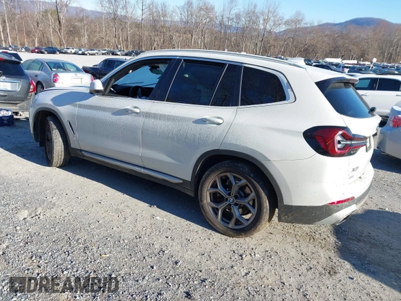 2022 BMW X3 xDrive30i with VIN 5UX53DP09N9K76477, listed as a IAAI auction lot 41164992 with Not Provided miles and . Bid and sale history available at DreamBid. Image 3.