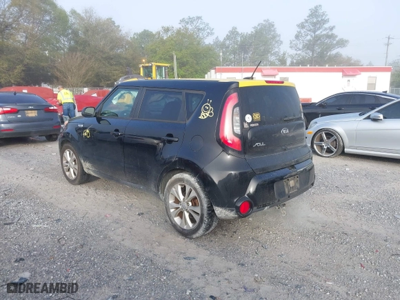 2016 Kia Soul + with VIN KNDJP3A57G7349721, listed as a IAAI auction lot 41881529 with 145,484 mi miles. Bid and sale history available at carsss.com. Image 3.